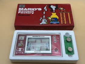 Nintendo Game & Watch MARIO'S CEMENT FACTORY ML-02 1983 New Old Stock