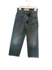 Levi's 569 Loose Straight Jeans Grunge Baggy Relaxed Light Wash Kids Size 10 S