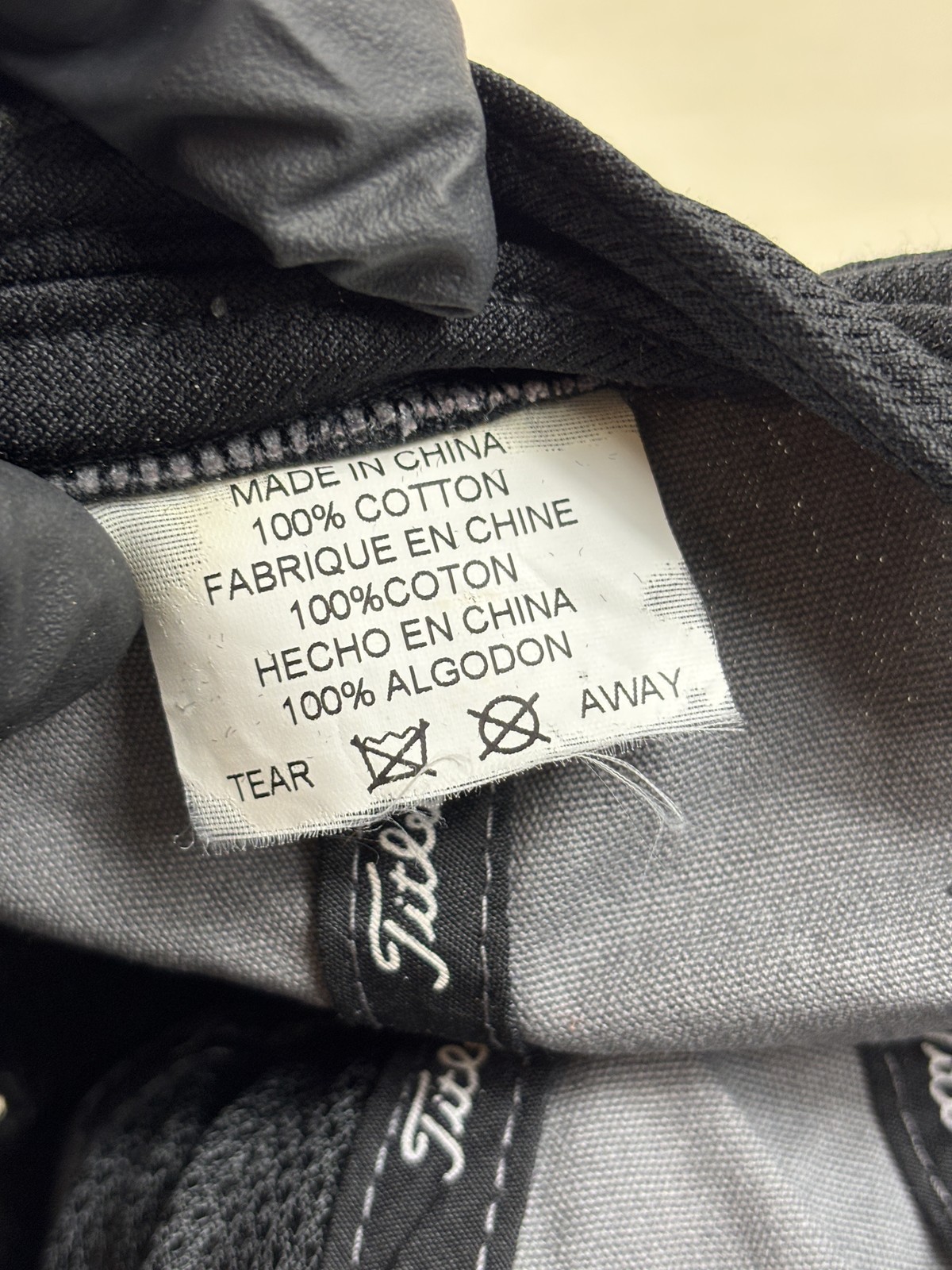 Titleist Hat Strap back Cap Gray Adjustable Cotto… - image 14