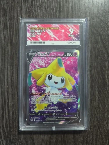 Pokemon Jirachi v Astral Radiance Holo Card 170/189 Full Art Ace 9