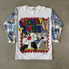 Vintage 90s Looney Tunes Print Graphic Sweatshirt