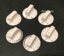 Set of 6 bisque Kenmore burner knobs 316208102 316208108 316208111 stove range