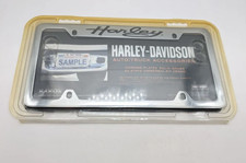 Harley-davidson Chrome Bar Shield Logo License Plate Frame Hdlf228-u