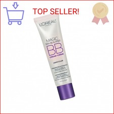 L'Or al Paris Makeup Magic Skin Beautifier BB Cream Tinted Moisturizer, Light, 1