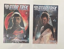 Star Trek #15 and #16 cover A comic book IDW Mirrored Parts 1 and 2