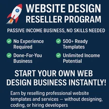🚀 Website Design Reseller Program – Passive Income Business, No Skills Needed