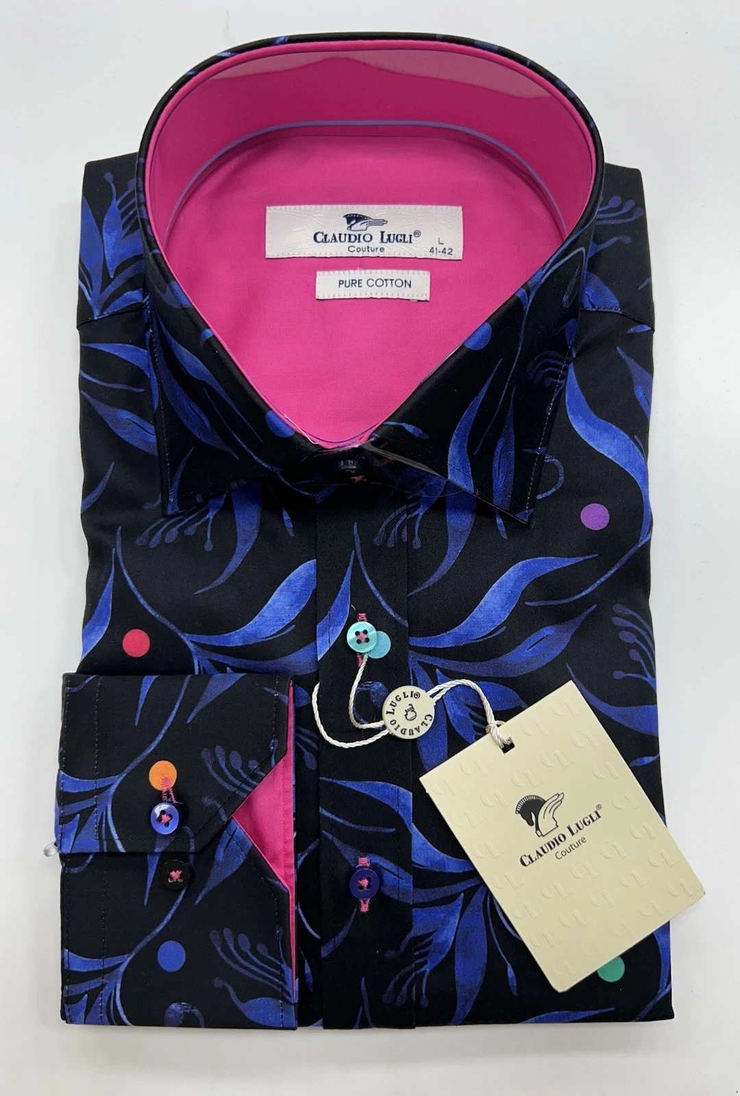 Claudio Lugli Floral Shirt CP8003 Blue
Opens in a new window or tab