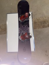 Lamar Mecha 142 snowboard with bindings