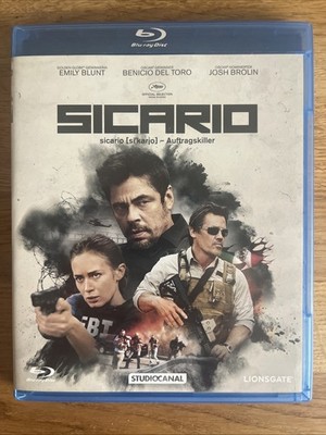 Sicario Blu-ray - Emily Blunt, Benicio Del Toro, Josh Brolin