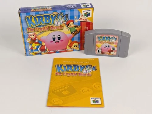Kirby 64: The Crystal Shards (Nintendo 64 N64)➡️CIB - AUTHENTIC - Tested?