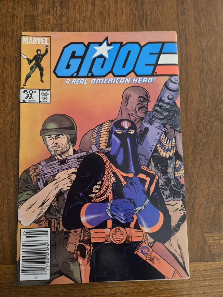 G.I. JOE  23 24 25 27 A REAL AMERICAN HERO 1982  LOT MARVEL COMICS - Image 2 of 4