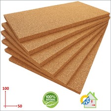 Sughero Naturale Biondo Superiore   4 cm.  Pacco da 8 pannelli 100 x 50 cm.