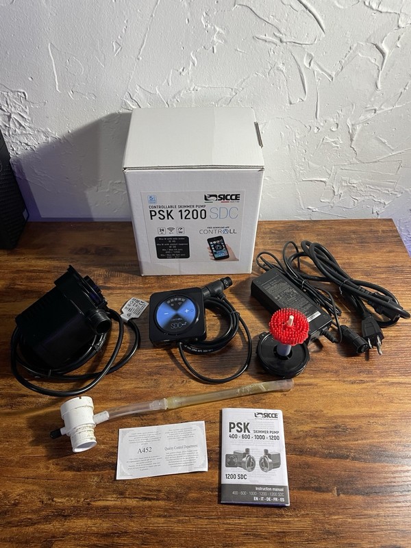 Sicce PSK 1200 SDC Controllable Skimmer Pump (New Pump!) Saltwater Aquarium