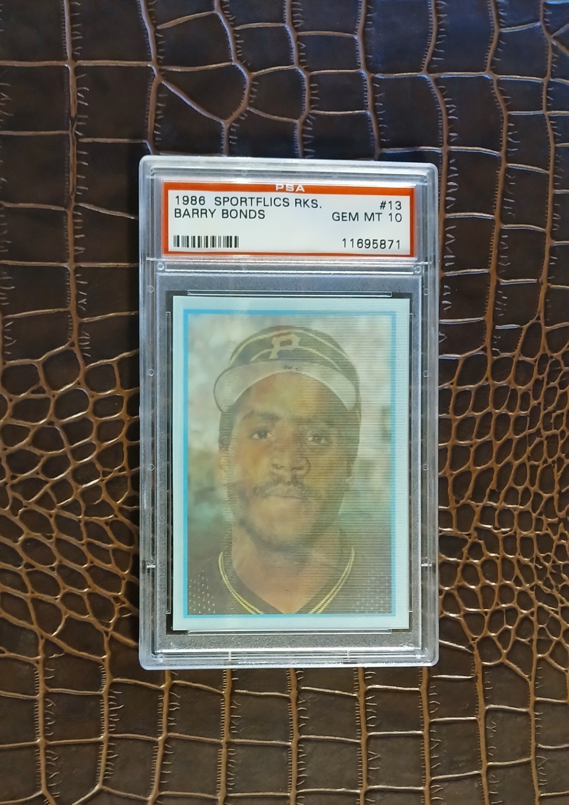 1986 Sportsflics 13 BARRY BONDS🏆PSA 10🏆 view 4