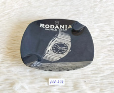 Vintage Rodania World Star Swiss Uhr Werbe Aschenbecher BAR Selten Alt PLA272