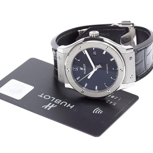 HUBLOT CLASSIC FUSION TITANIUM 542.NX.1171.LR.1104 42mm Ti Black #C3065