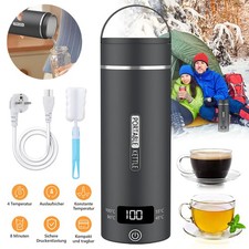 Kleiner Tragbarer Wasserkocher Elektrischer Wasserkocher Reise Beheizter 450ML