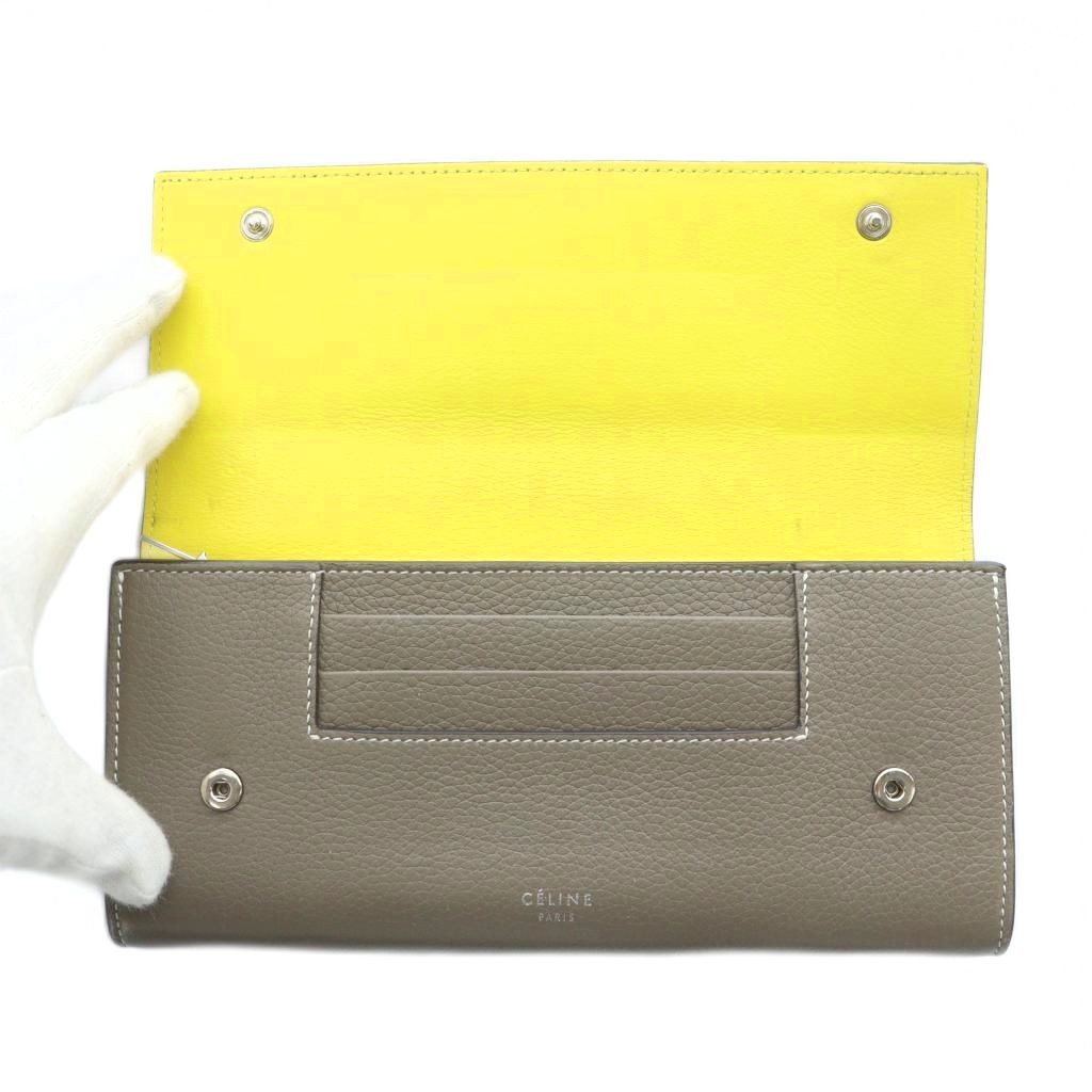 CELINE Large Flap Multi-Function Long Wallet Bifo… - image 5