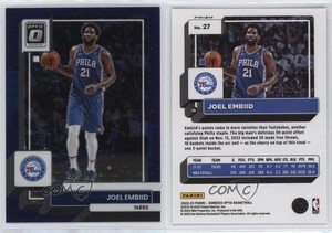 2022-23 Panini Donruss Optic FOTL FOTL Purple Stars Prizm /17 Joel Embiid #27