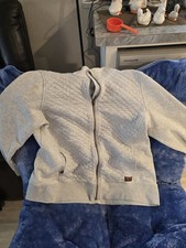 L.L.Bean Women s Gray Full Zip Knit Hoodie, S...