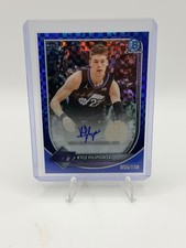 2025 Bowman Chrome Kyle Filipowski Blue Geometric Auto /150