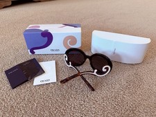 Authentic Prada Minimal Baroque sunglasses  Case, Cloth, Box, Brochure 695
