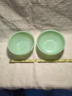 Lot Of 2 Fire King Jadeite Soup Bowls