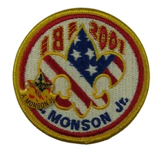 2001 Jamboree Sub Camp 8 A. Monson Jr. W/Pin JSP YEL Bdr (VT559)