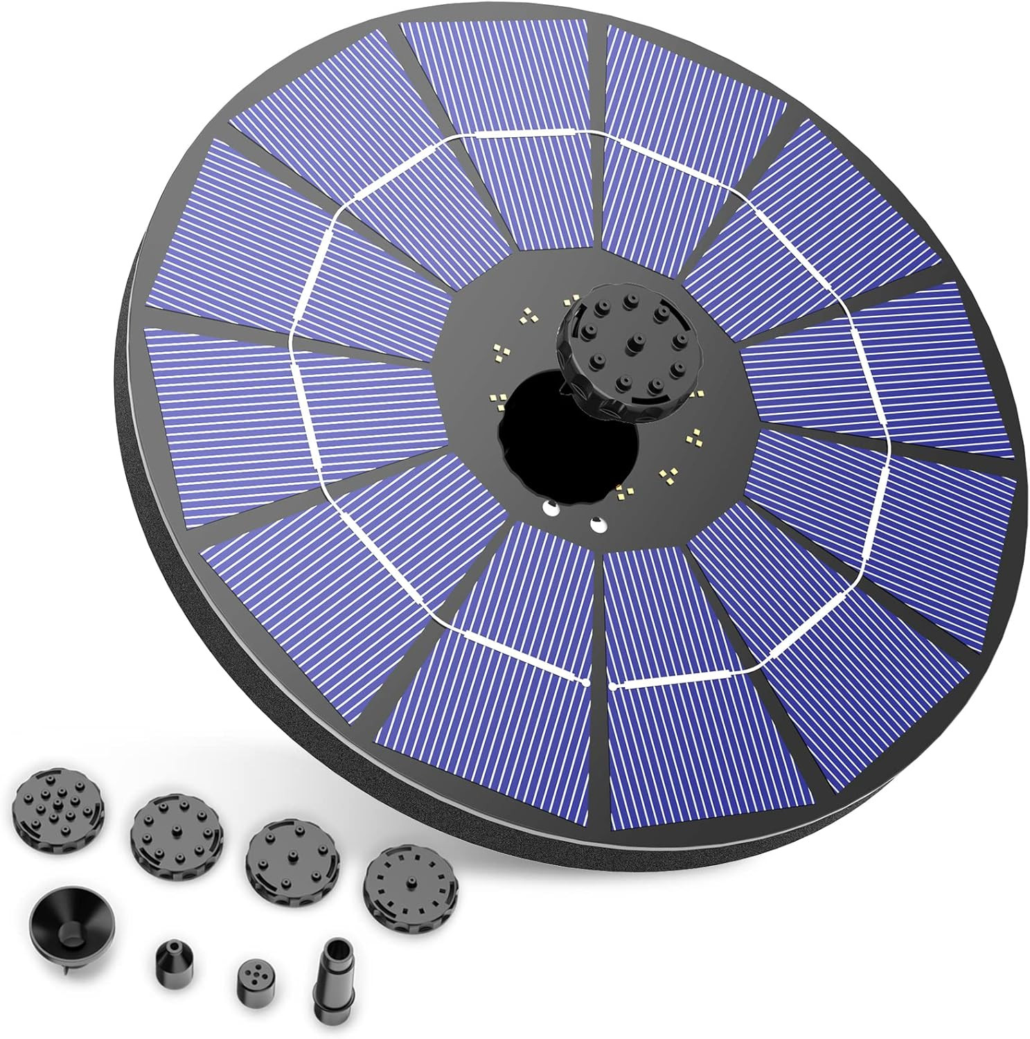 Pompe bassin solaire 3.5W flottante extérieure avec batterie de secours