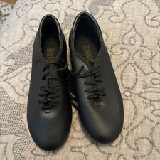 Balera Black Kids Lace Up Tap Shoes, Style: B160, Size 13.5C