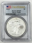 2014 $1 American Silver Eagle PCGS MS69 First Strike 1 oz Fine US Bullion Coin