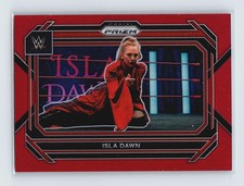 2023 ISLA DAWN WWE RED PRIZM HOLO /299 NUMBERED CARD AEW