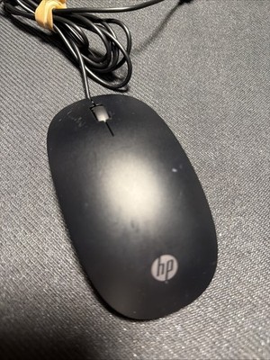 HP - Mouse, Black  WIRED USB  Tested