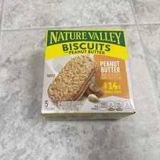 Nature Valley Peanut Butter Biscuit Sandwiches 5 Pack Whole Grain Snacks