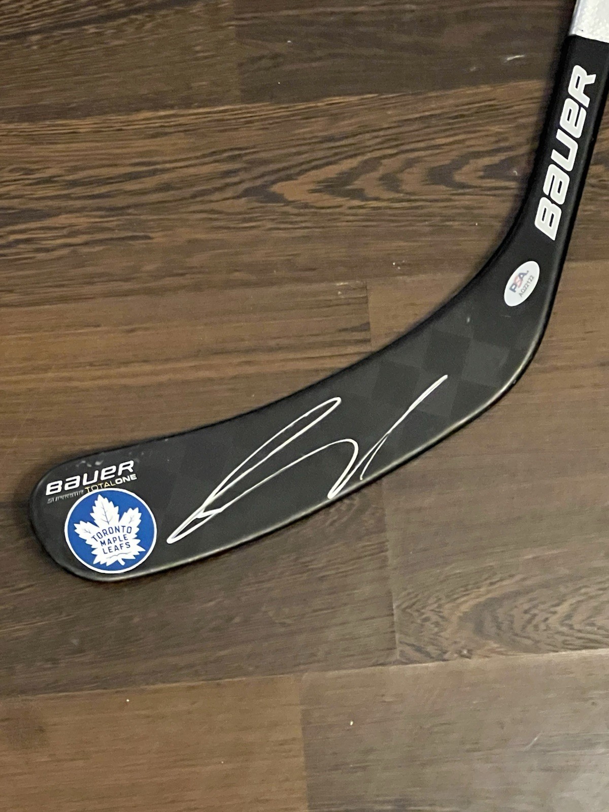 Auston Matthews Toronto Maple Leafs Autographed Hockey Stick W/ PSA COA view 3
