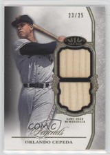2013 Topps Tier One Legends Relics Dual 23/25 Orlando Cepeda #TODRL-OC HOF 0b0