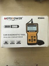 MOTOPOWER MP69033 Car OBD2 EOBD Scanner Code Reader Engine Fault Code Reader