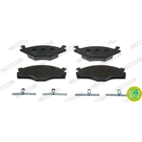 Plaquettes de frein Ferodo FDB419 Premier Eco Friction pour Volkswagen Golf et Polo