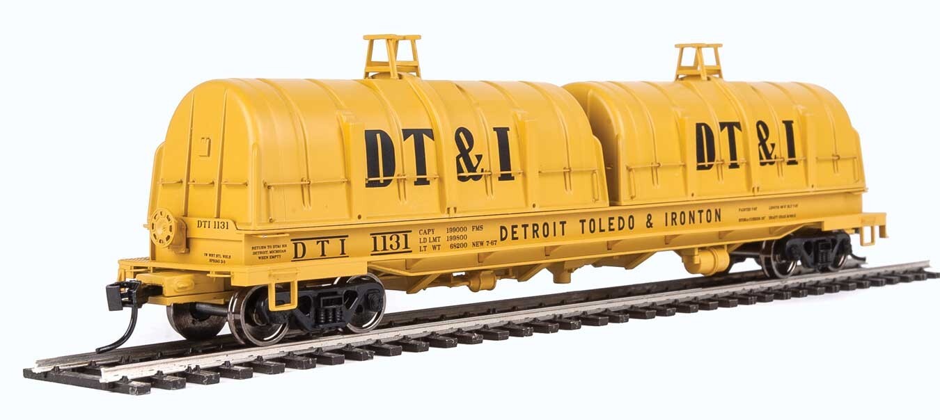 H0 Scale - Walthers 50' Evans Cushion Coil Car Detroit, Toledo - 105245 Neu