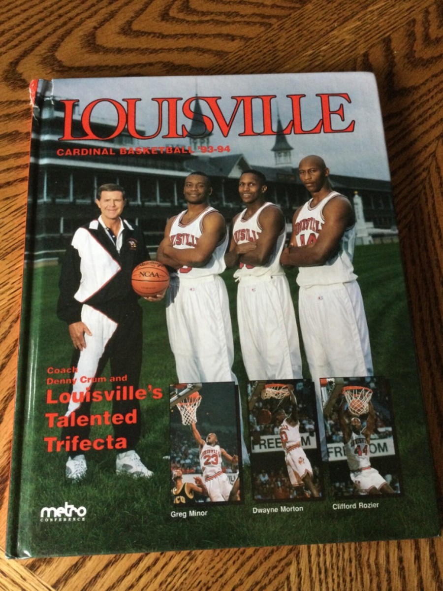 1993-94 LOUISVILLE CARDINALS BASKETBALL HARD COVER MEDIA GUIDE