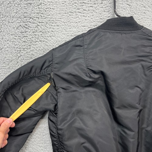 Vintage US Air Force Reversible Flyers Flight Jacket Mens S Bomber Military MA-1 - Picture 6 of 16