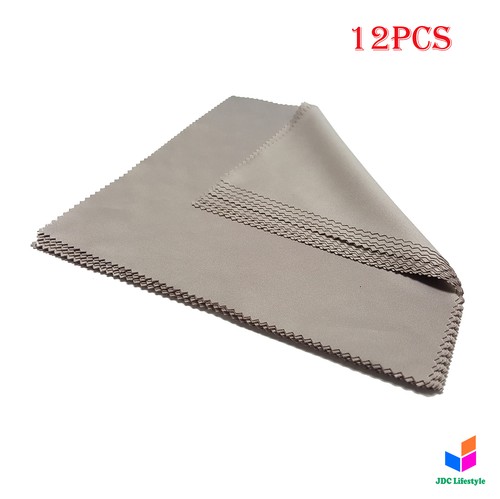 12 pcs High Quality Microfiber Cleaning Clothes for Lens Glasses TV Phone Screen - 第 12/24 張圖片