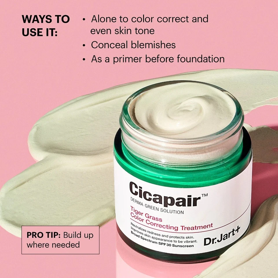Tratamiento Corrector de Color Hierba Tigre Dr. Jart+ Cicapair 15 ml Foto 3 de 4