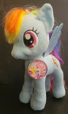 Hasbro My Little Pony Rainbow Dash 13" Blue Pegasus Plush Stuffed Animal Toy NWT