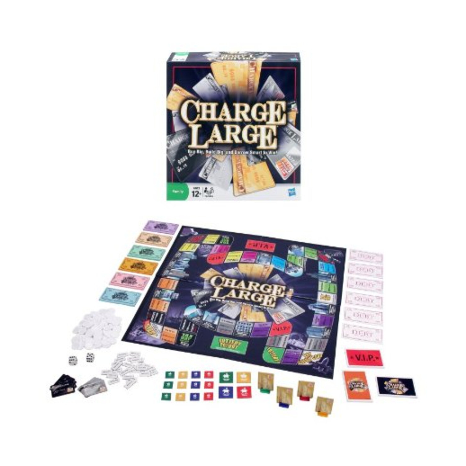 Parker Bros Boardgame Charge Large Box VG+