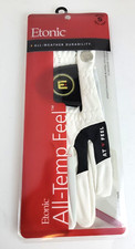 One 1 ETONIC  All-Temp Feel  Men's Left Hand White GOLF GLOVE Size S - NIP