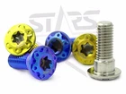 Rotor Bolt Brake Disc Bolt M8x1.25x24 Titanium GR5 Torx star Forged x1