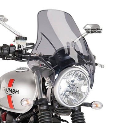 UNIVERSAL DOME PLUS PUIG FOR HONDA CBF 600 2004 > 2007 CLEAR SMOKE 4620H