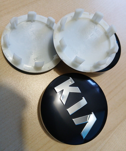 Kia wheel Center Hub caps black , Sorento Sedona, Rio, Soul 52960-3W200 4PCS - Picture 5 of 6