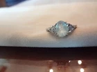 #-271--VINTAGE STERLING SILVER RING -925--SIZE-7---BEAUTIFUL OLD STERLING